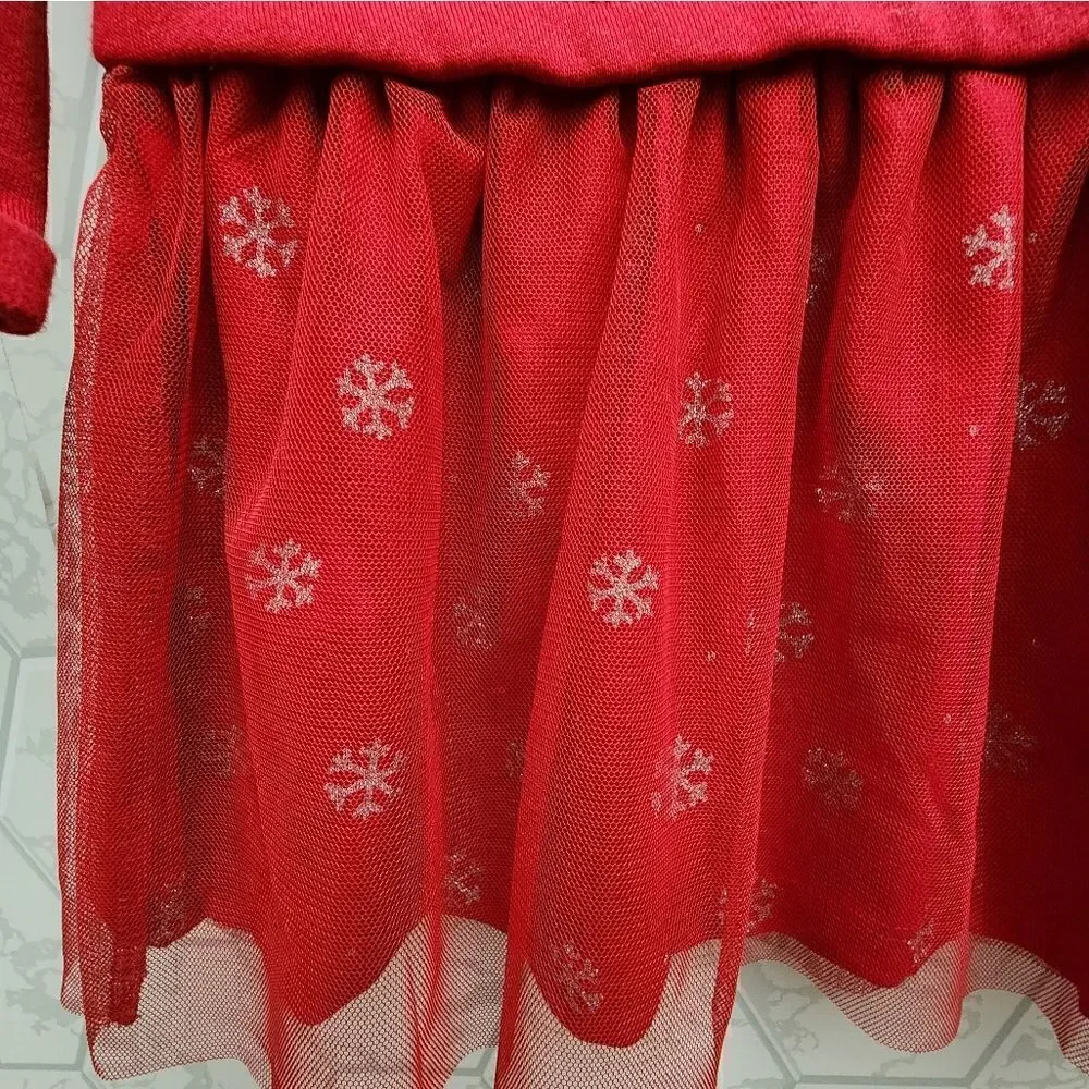 New Carter's Toddler Girls Christmas Holiday Tutu Dress